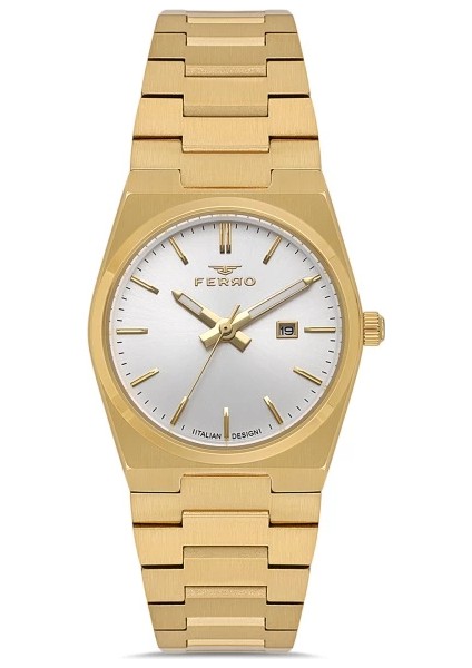 Sarı Çelik Kordon Kadın Kol Saati FL21495A-B 3ATM Su Geçirmez 2 Yıl Garantili Hediye Paketli modelleri