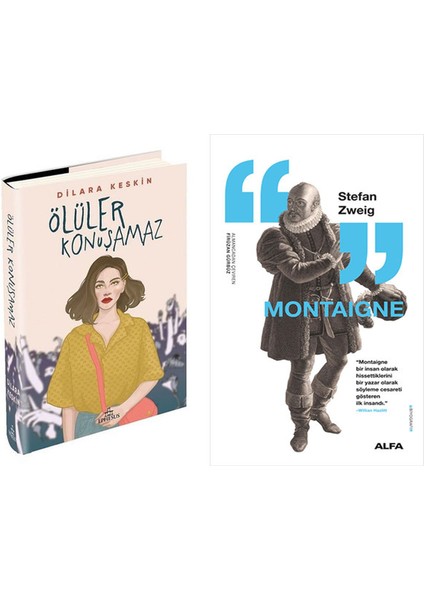 Ölüler Konuşamaz (Ciltli) + Montaigne