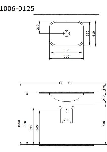 Bocchi Scala Tezgah Altı Lavabo 55 cm Parlak Kırmızı 1006-019-0125 fiyatları