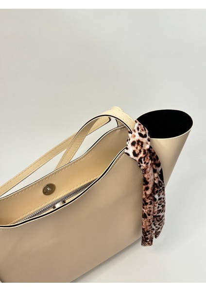 Elena Bej Mat Fermuar Detaylı Kadın Omuz Çantası fiyatları