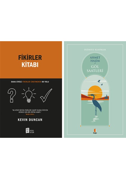 Fikirler Kitabı + Göl Saatleri