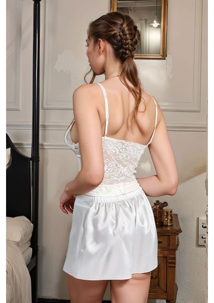 Kadın 6 Parça Gecelik & Sabahlık & Pijama Takımı Hediyelik ve Çeyizlik Set LA.L01.I1.SS011 fiyatları