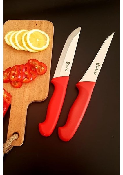 Red Mutfak Bıçak Seti Et Bıçağı Sebze Bıçağı Meyve Bıçağı 2'li modelleri