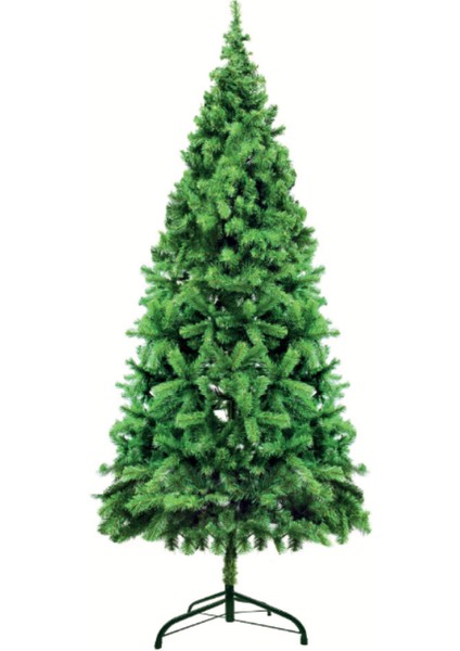 Yılbaşı Ağacı Yerli Üretim 300 cm 1100 Dal Yeşil Renk Lüks Yılbaşı Çam