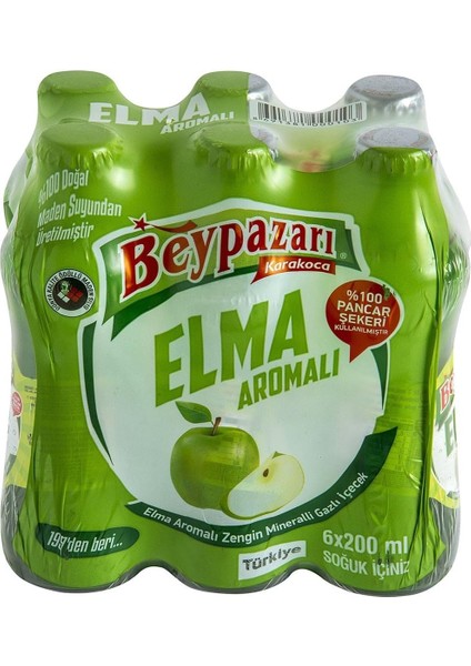 Beypazarı Elmalı Maden Suyu (6X200ML)