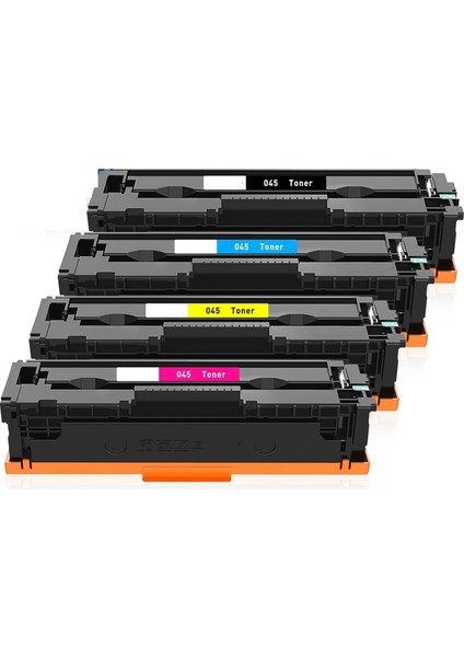 I-Sensys MF636CDWT,LBP611CN,LBP613CDW,LBP631CW Uyumlu 4 Renk Toner Seti CRG-045 (CRG045)
