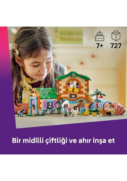 Midilli Çiftliği ve Ahır 42654-7 Yaş ve Üzeri Hayvansever Çocuklar Için Çiftlik Içeren Yaratıcı Oyuncak Yapım Seti, Doğum Günü ve Özel Gün Hediye Fikri (727 Parça) modelleri