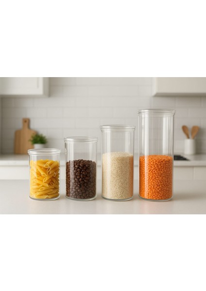 Kavanoz Seti Yuvarlak 4 Lü Corbeen fiyatları