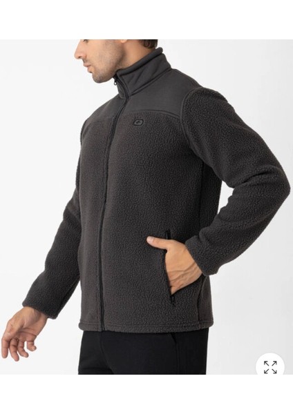 Siyah Erkek Tam Fermuarlı Polar Sweat fiyatları