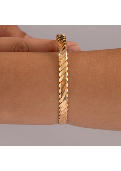 25 Gram (Gr) 3'lü Burma Bilezik 22 Ayar Yatırımlık Işçiliksiz