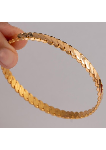 2 Ad x 25 Gram (Gr) 3'lü Burma Bilezik 22 Ayar Yatırımlık Işçiliksiz modelleri