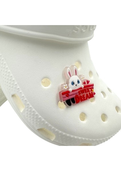 Terlik Süsü ve Aksesuarı , Çanta Süsü – Jibbitz 3D Sweet Dream Tavşanlı Figür Aksesuar fırsatları