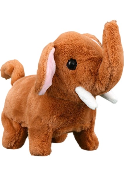 Sesli Yürüyen Fil Emekleme Arkadaşım Kahverengi Fil