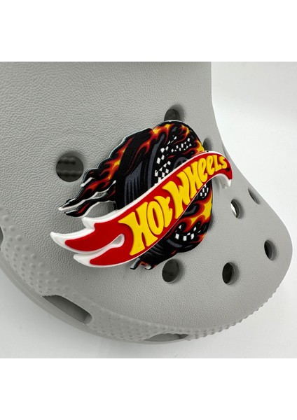 Terlik Süsü ve Aksesuarı , Çanta Süsü – Jibbitz 3D Dev Boy Hotwheels Dijital Baskılı Figür Aksesuar