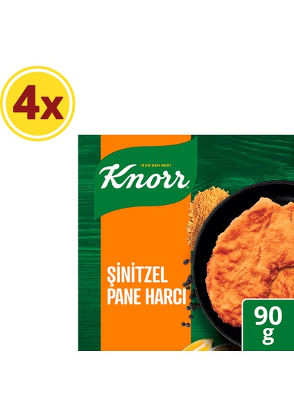 Şinitzel Pane Harcı 90 gr x 4 Adet