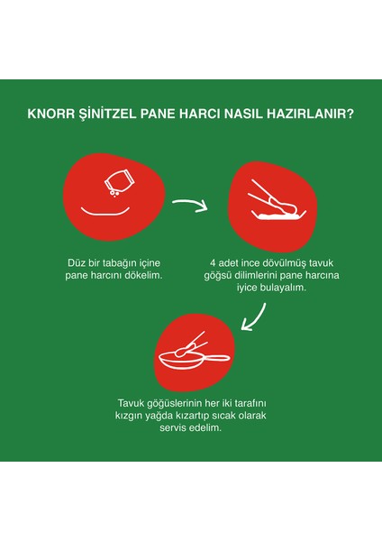 Şinitzel Pane Harcı 90 gr x 4 Adet indirimleri