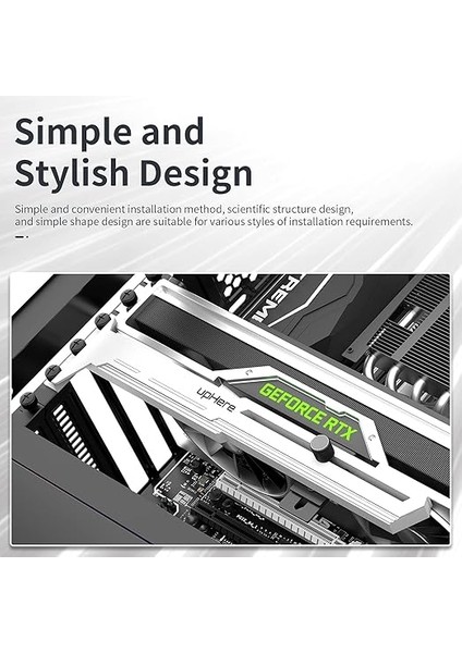 Beyaz Gpu Brace Support Grafik Kartı - Video Kartı Tendon Tutucu/kılıf Tutucu, Tek Kart Dahil, G276WT fırsatları