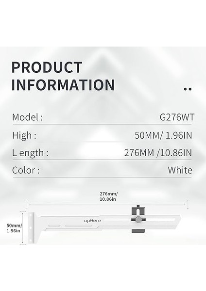 Beyaz Gpu Brace Support Grafik Kartı - Video Kartı Tendon Tutucu/kılıf Tutucu, Tek Kart Dahil, G276WT indirimleri