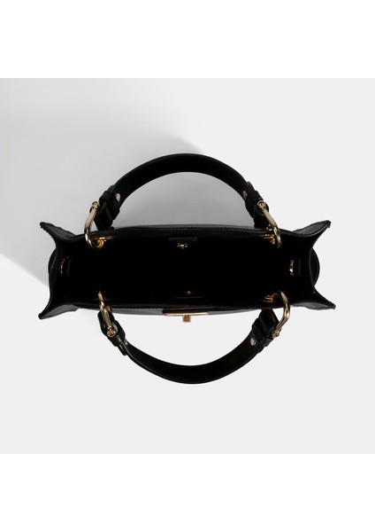 Kadın Siyah Deri Omuz Çantası indirimleri