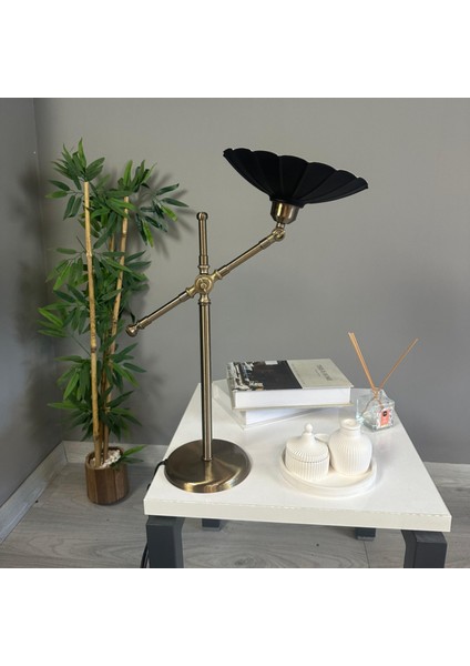 Risso Siyah Masa Lambası Dekoratif Abajur Çocuk Odası Başucu Lambası Okuma Lambası fırsatları