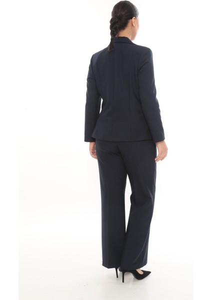Kadın Şık Blazer Ceket Pantolon Takım Zarif Günlük Ofis Model fırsatları