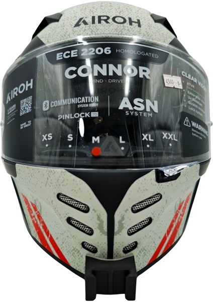 Aıroh Connor Kask Uyumlu Chinmount Aksiyon Kamera Çene Bağlantı Aparatı Seti