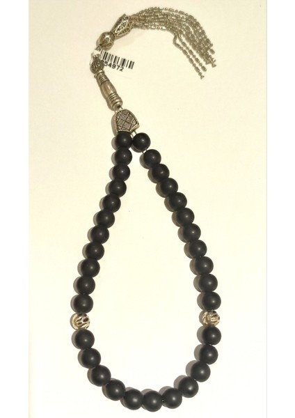 Siyah Renk Lüks Gösterişli Mat Tesbih