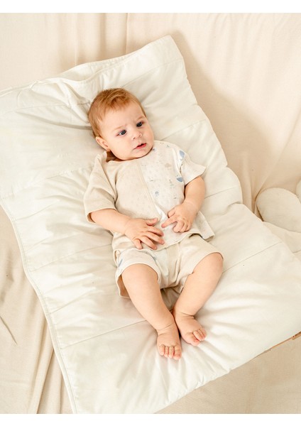 Jakarlı Baskılı Erkek 2li Takım