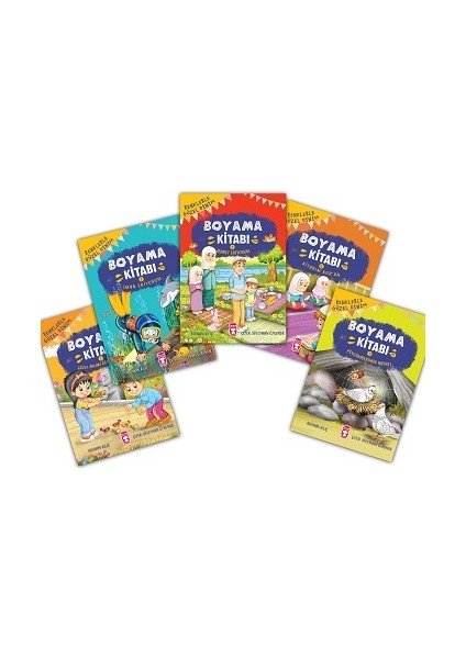 Renklerle Güzel Dinim Boyama Kitabı Set (5 Kitap)