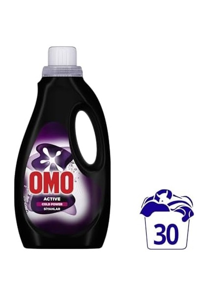Omo Active Cold Power Siyahlar Için Sıvı Deterjan 1500 ml fiyatları
