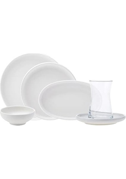 Cordelia 26 Parça Kahvaltı Seti - Beyaz modelleri