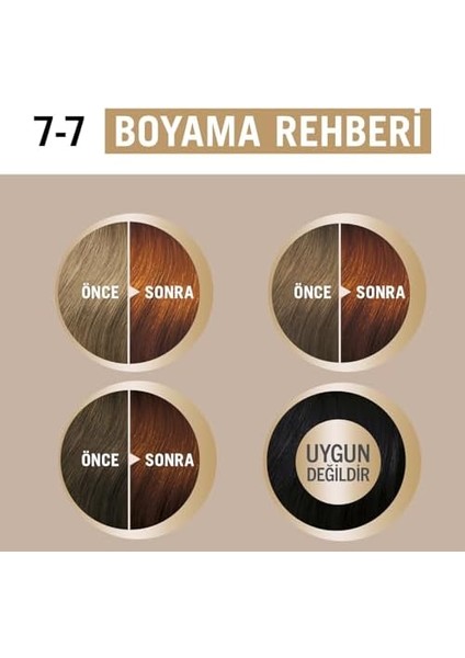 Schwarzkopf Creme Supreme Saç Boyası 7-7 Sıcak Bakır modelleri