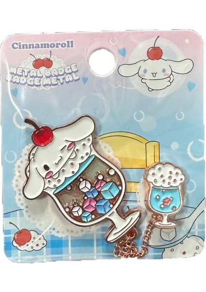 Sanrio Lisanslı Renkli Yaz Plajı Serisi Metal Rozet fiyatları