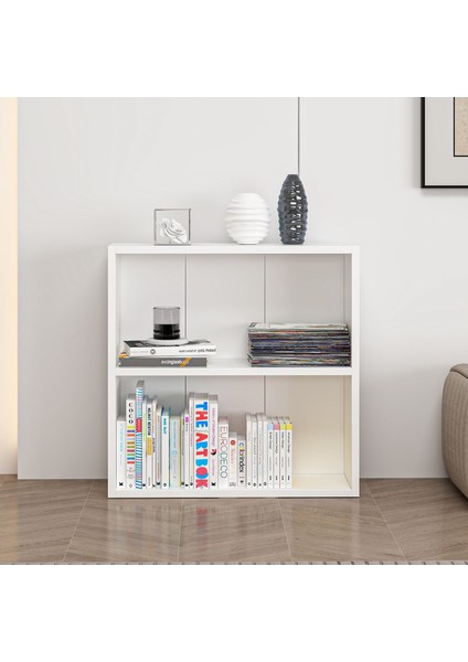 Adel 1 Raflı Kitaplık - Beyaz