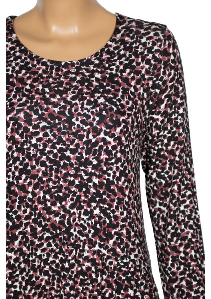 Barem Kadın Funda Belden Basene Büzgülü Penye Siyah Elbise D59 modelleri