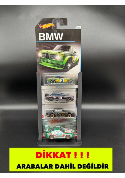 1:64 Diecast Model Uzun ve Kısa Kart Regular Stand - 3 Araçlık