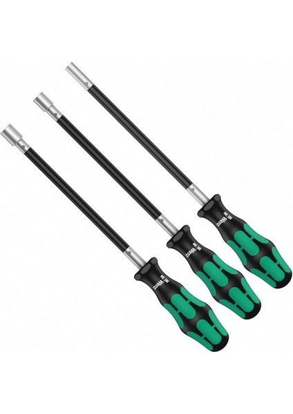 391/3 Esnek Şaftlı Lokmabaş Tornavida Set 6-8X167MM 3p 05135311001