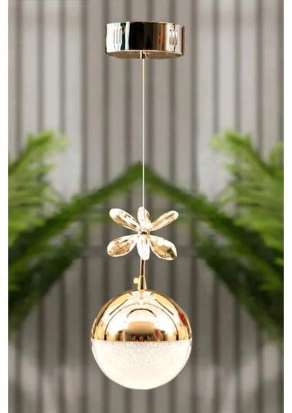 Clasy Model 3 Renk Metal Salon Mutfak Oturma Yatak Odası Modern LED Sarkıt Tekli Avize