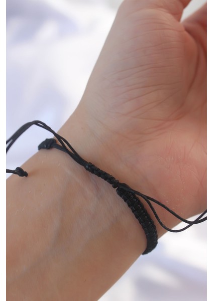 Gold Renk Zirkon Taşlı Taç Figür Makrome Bileklik fiyatları