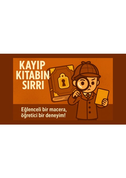 Kayıp Kitabın Sırrı - Çocuklar Için Dedektiflik Oyunu indirimleri
