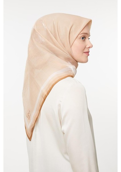 Sütlü Kahve Kehribar Eşarp