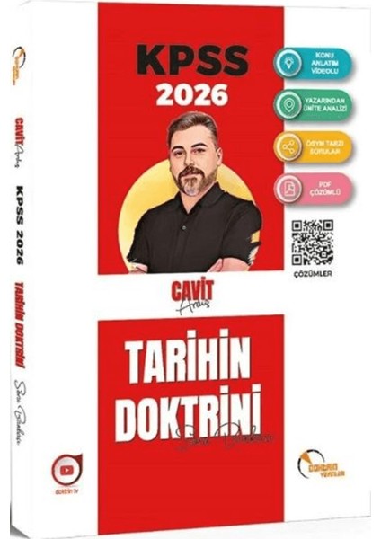 2026 Kpss Tarihin Doktrini Soru Bankası Çözümlü / Cavit Ardıç / Doktrin Yayınları / 9786257465489
