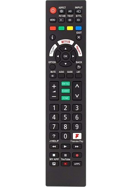 LCD LED Kumanda Huayu Panasonic Maza Mapp 1720 Netflix Tuşlu