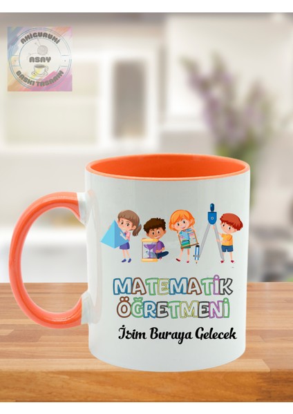 Matematik Öğretmenine Özel Kupa Bardak