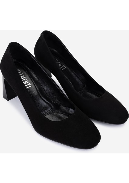 Kadın Hakiki Deri Siyah Süet Topuklu Ayakkabı 1135 1307 Bn Ayk SK25-26 Sıyah Suet fiyatları