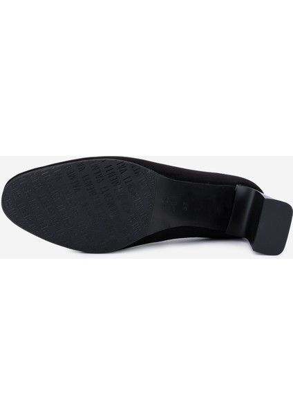 Kadın Hakiki Deri Siyah Süet Topuklu Ayakkabı 1135 1307 Bn Ayk SK25-26 Sıyah Suet fırsatları
