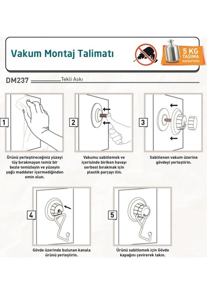 Vakumlu Banyo Havlu Askısı Siyah Tek Kancalı fırsatları