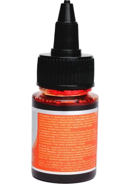 Su Bazlı Likit 25 gr Turuncu Gıda Boyası – Pasta, Krem Şanti ve Şeker Hamuru Için Canlı Renk Boyası fiyatları