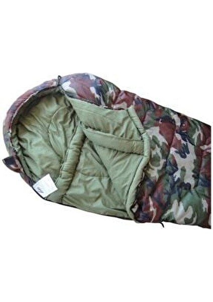 Alaska -15C Uyku Tulumu Su İtici Özellikte Kamuflaj Desenli 230 cm Uzunluk indirimleri