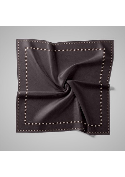 Naturel Eşarp | Kaz Ayağı Çerçeve